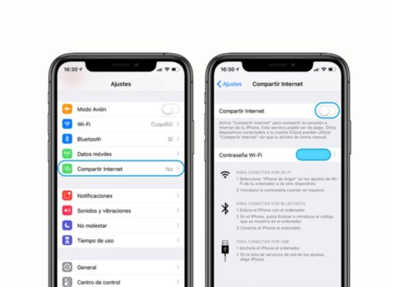 compartir datos de mi eSIM con otro dispositivo