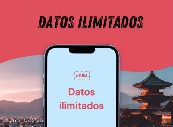 datos ilimitados con una eSIM